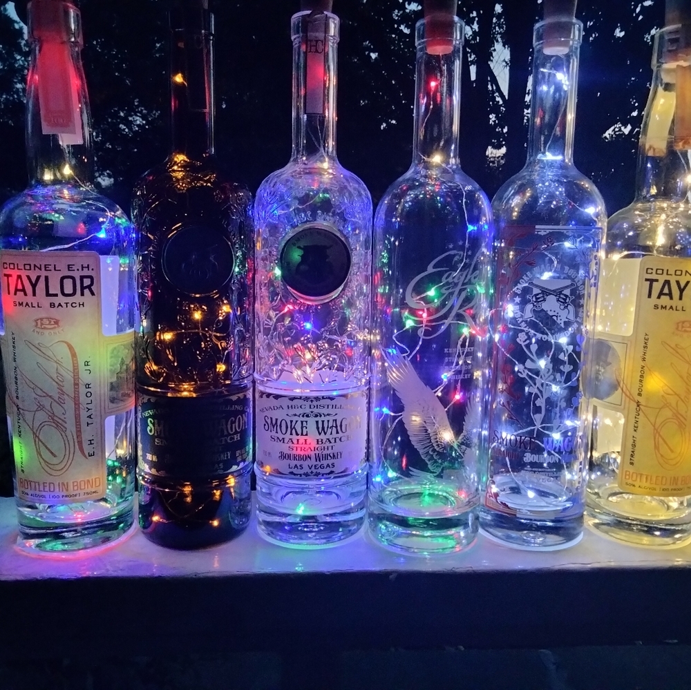 Allocated bourbon bottles